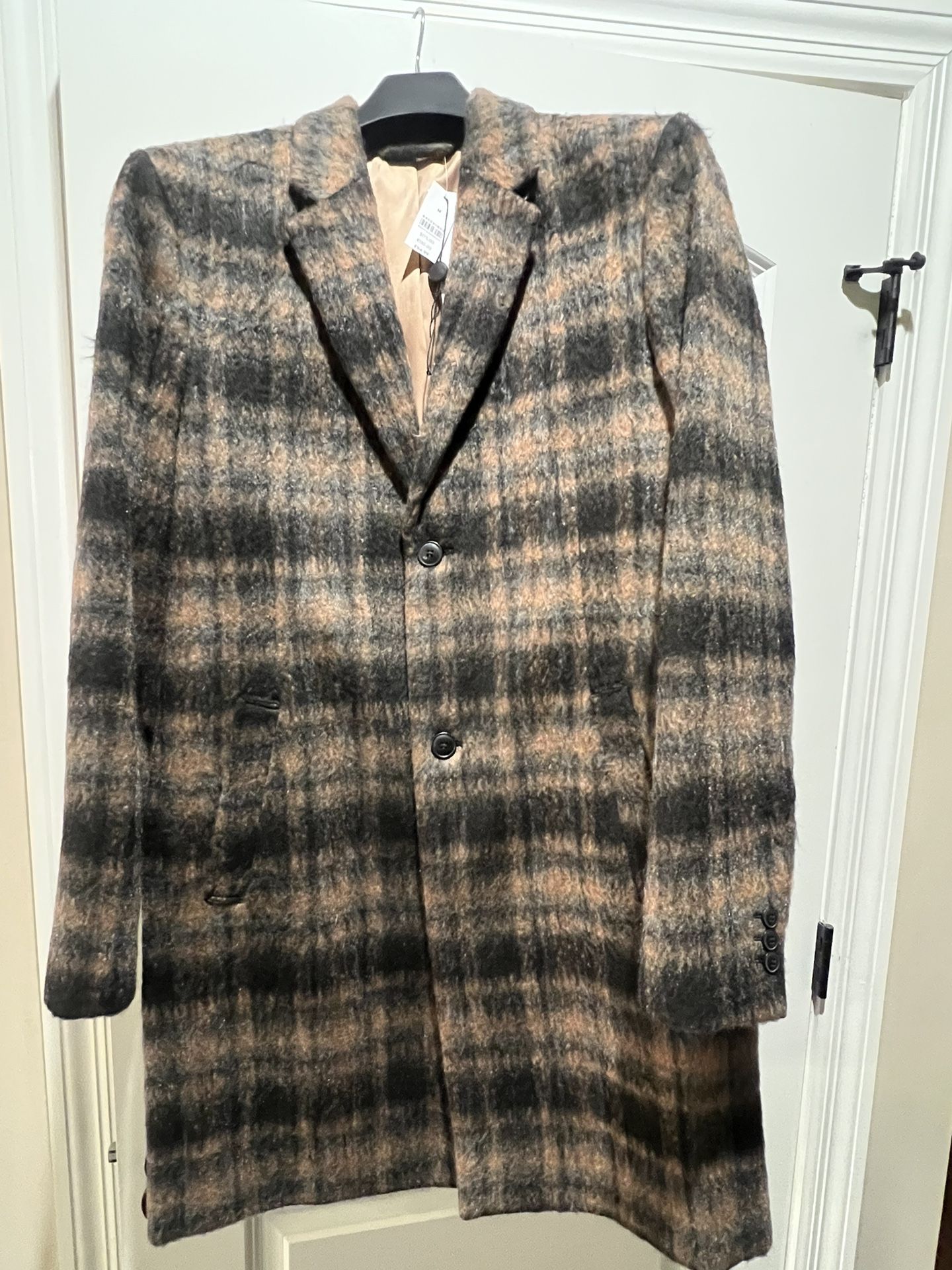 Topman multi Color pea coat