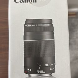 Canon EF 75-300mm f/4-5.6 III Telephoto Zoom Lens – Brand New, Sealed