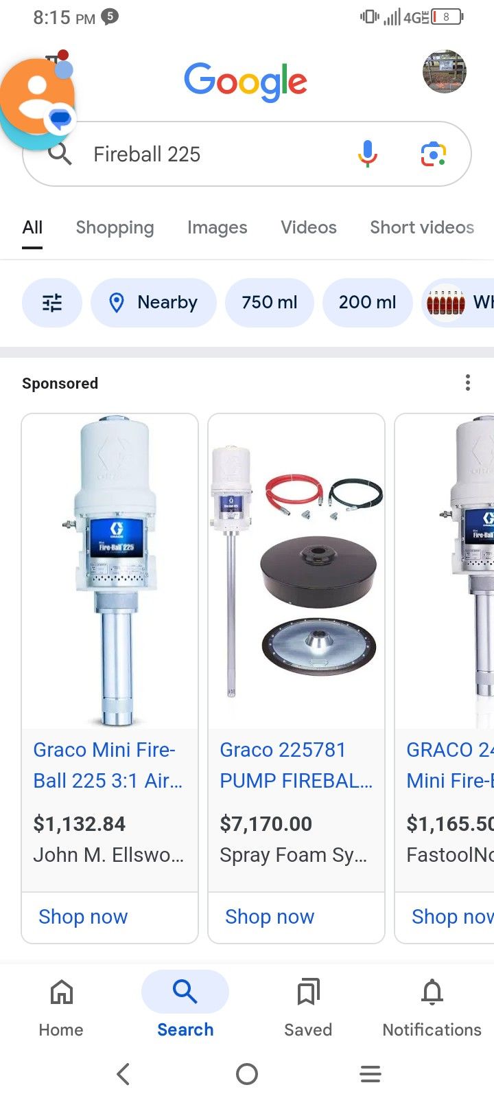 Mini Fireball Gas Pump Bout 4 Feet Tall Used For Less Than 50 Gallons