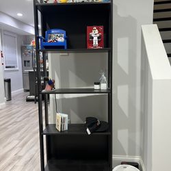 Dark Brown Book Shelf 6ft5in