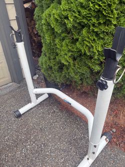 Weights bench squat rack