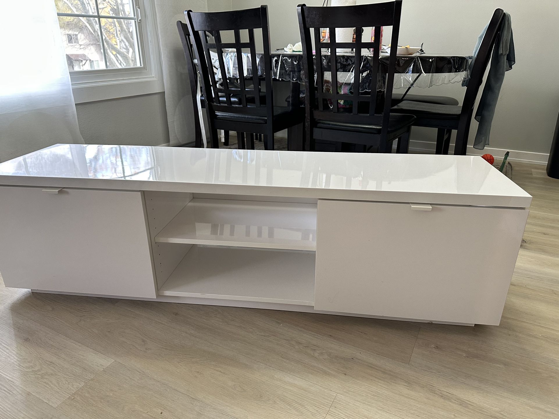 White TV Stand Modern