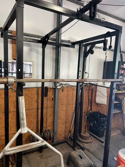 Home built squat rack