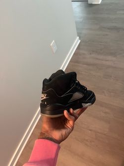 Jordan 5. Black red and white