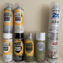 Warhammer Citadel Primer Sprays And Others