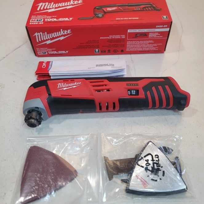 Milwaukee 2426-20 M12 12 Volt Redlithium Multitool (Tool Only)