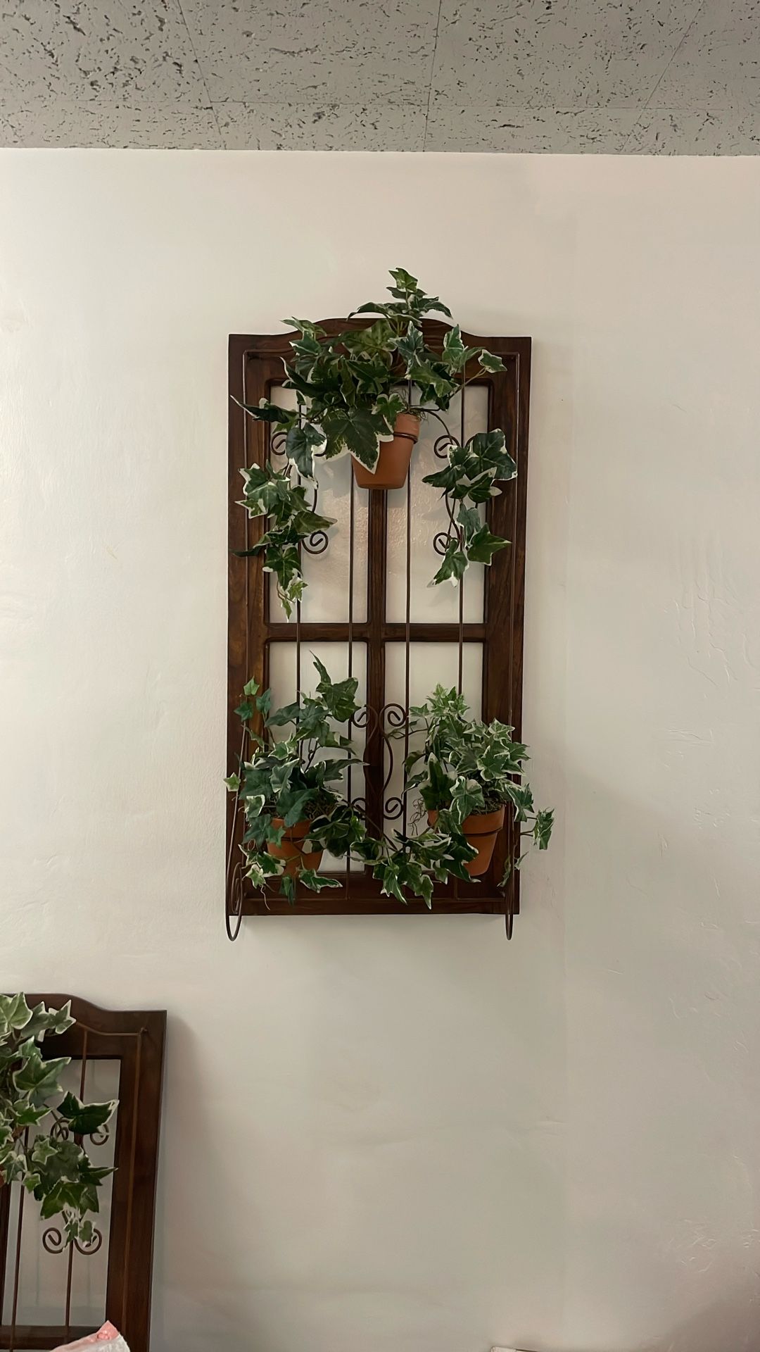 Two Vintage Wall Decor/ Faux Windows