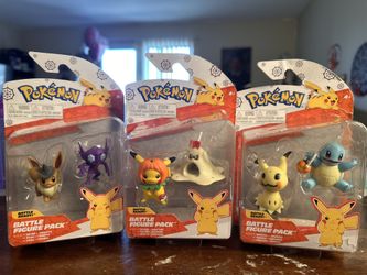 Pokemon Halloween Battle Figures Lot Of 3