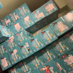 Pampers Newborn To Size 7 Brand New