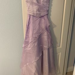 Purple formal women teenager prom dress - size xs