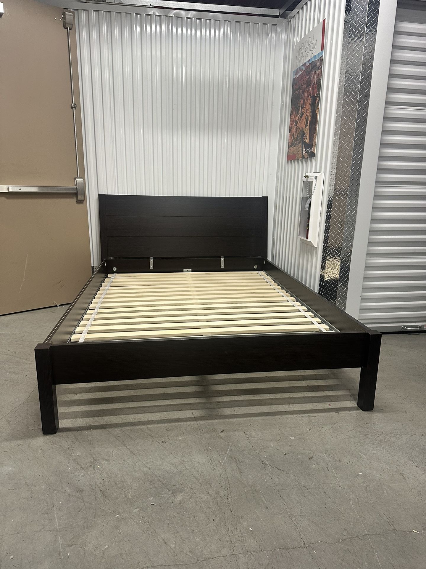 IKEA NYVOLL Queen Bed Frame