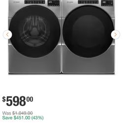 Whirlpool Washer And Dryer