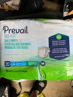 Prevail Nu-Fit Daily Briefs Large 20 Count