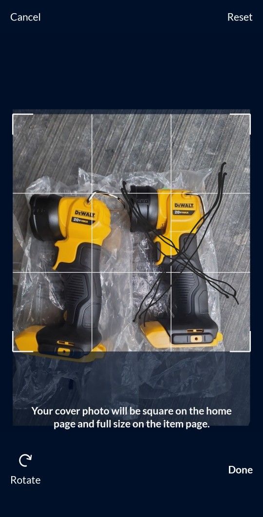 DEWALT 20VMAX WORKLIGH NEW (TOOL ONLY) $50 EACH