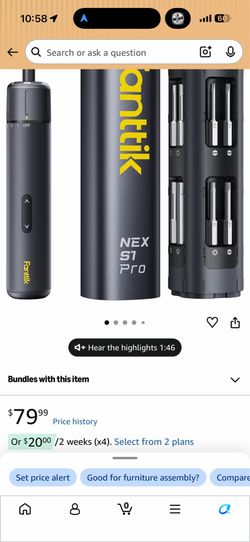 Fanttik nex s1 pro electric screwdriver