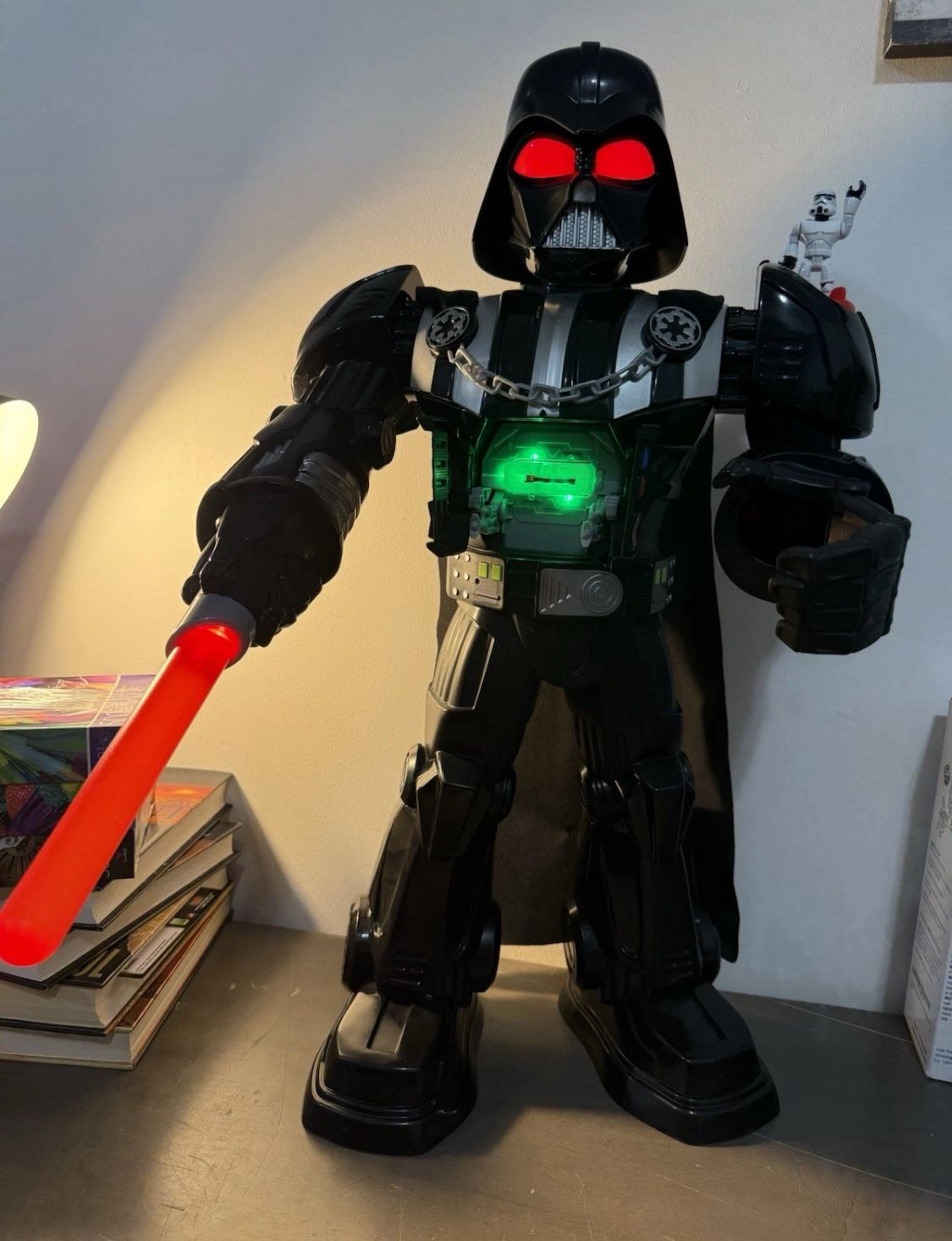 Fisher-Price Imaginext Star Wars Darth Vader Bot 2+ Ft Tall Toy Action Figure