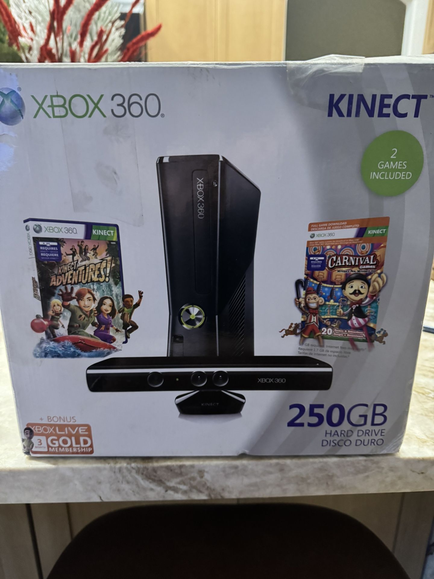 Xbox 360 Kinect 250gb