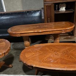Living room table set