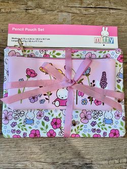 Miffy Floral Pencil Pouch Set