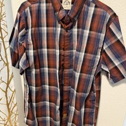 Men’s Checkered Short Sleeve Shirt