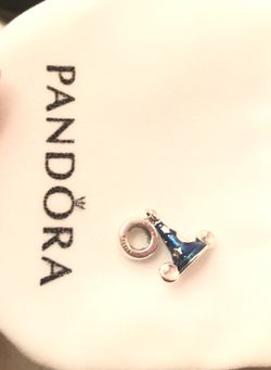 Micky magic hat pandora disney parks charm with gift bag