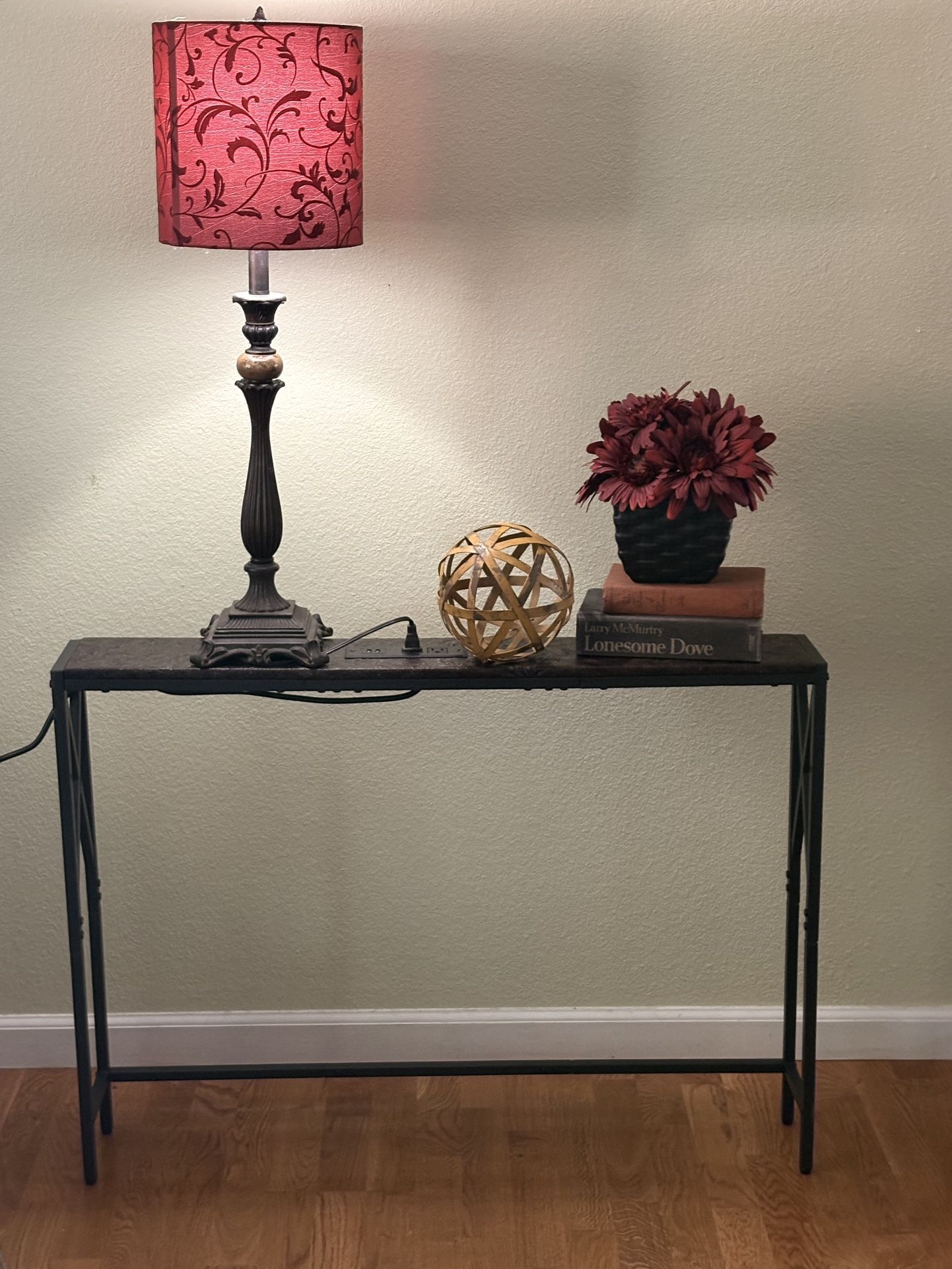 Console Sofa Entryway Table W Outlet And USB