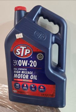 STP SAE 0W-20 Full Synthetic High Mileage Motor Oil 5 Qt