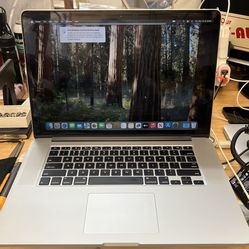 Apple MacBook Pro 15” i7 processor 16gb ram,  128gb hard drive computer laptop
