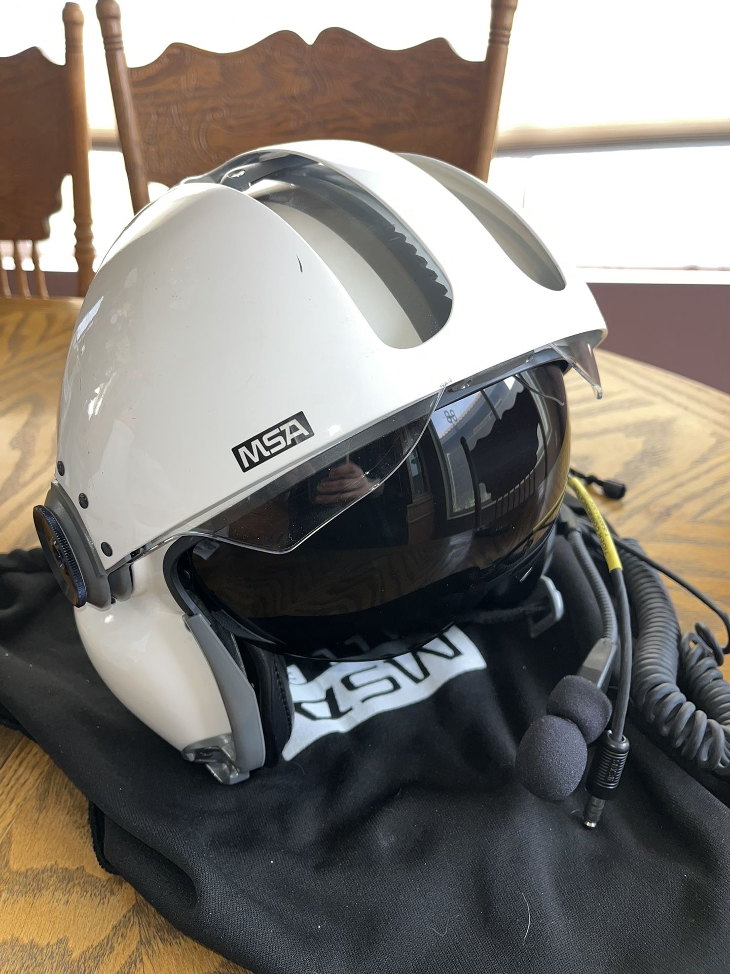 MSA gallet flight helmet