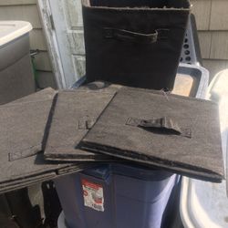 Four Large Fold Up Cloth Storage Boxes Only $15 Firm