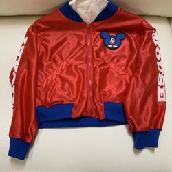 Youth Mickey Mouse Jacket Size 7 Excellent Condition