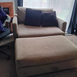 Chair And A Half, Plus Ottoman