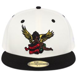 Denim Tears Black Cherub New Era Fitted Hat Cap Sealed Brand New DS