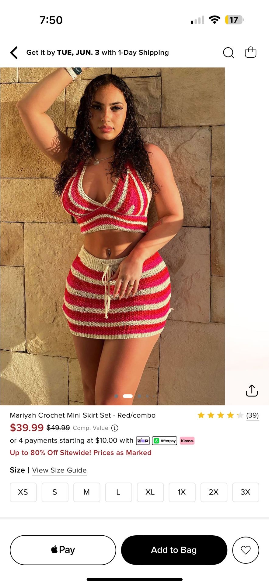 Crochet Skirt Set