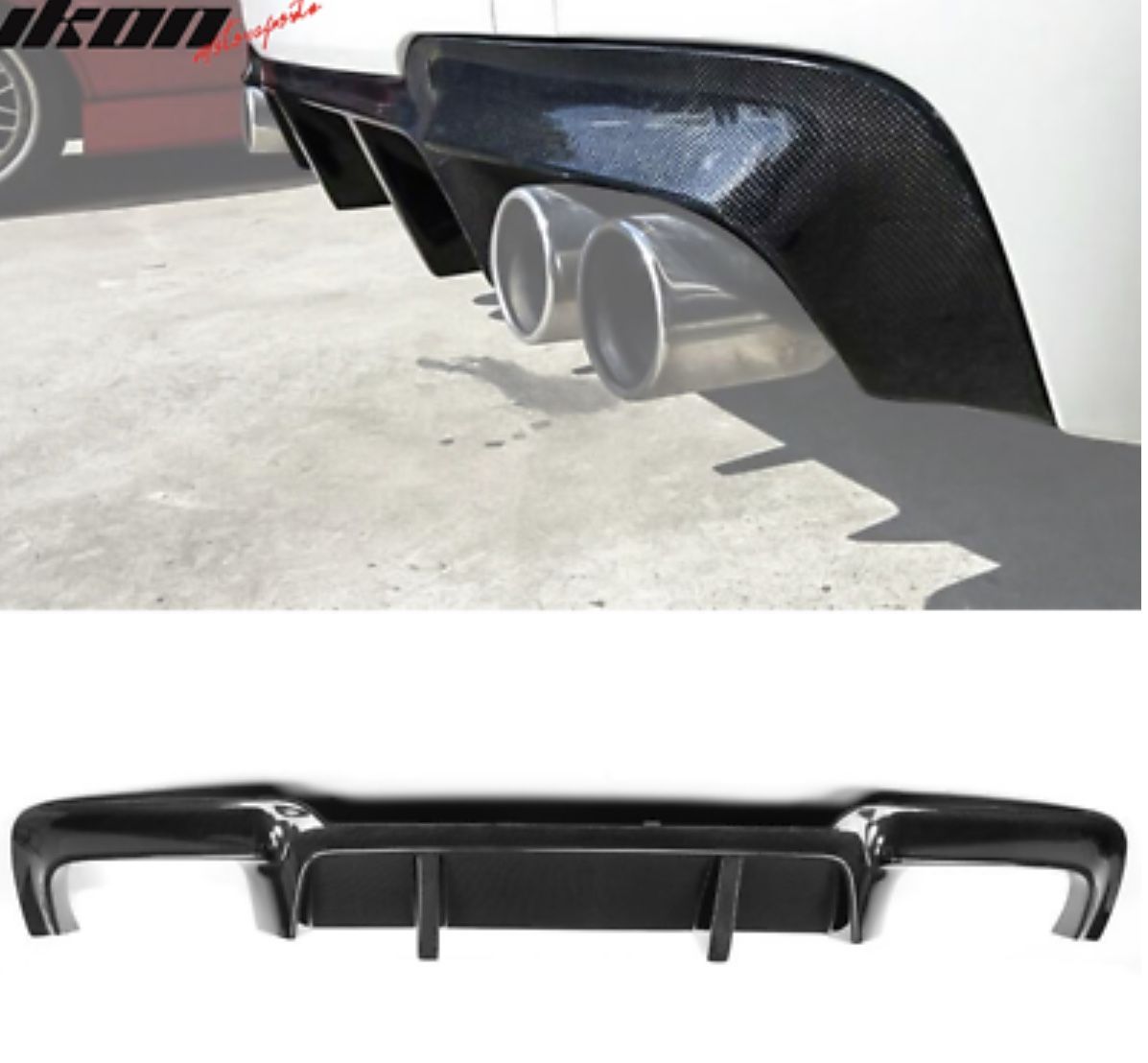 12-16 BMW 5 Series F10 M5 DTM Style Rear Diffuser Carbon Fiber CF