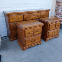 Dresser And 2 Tables