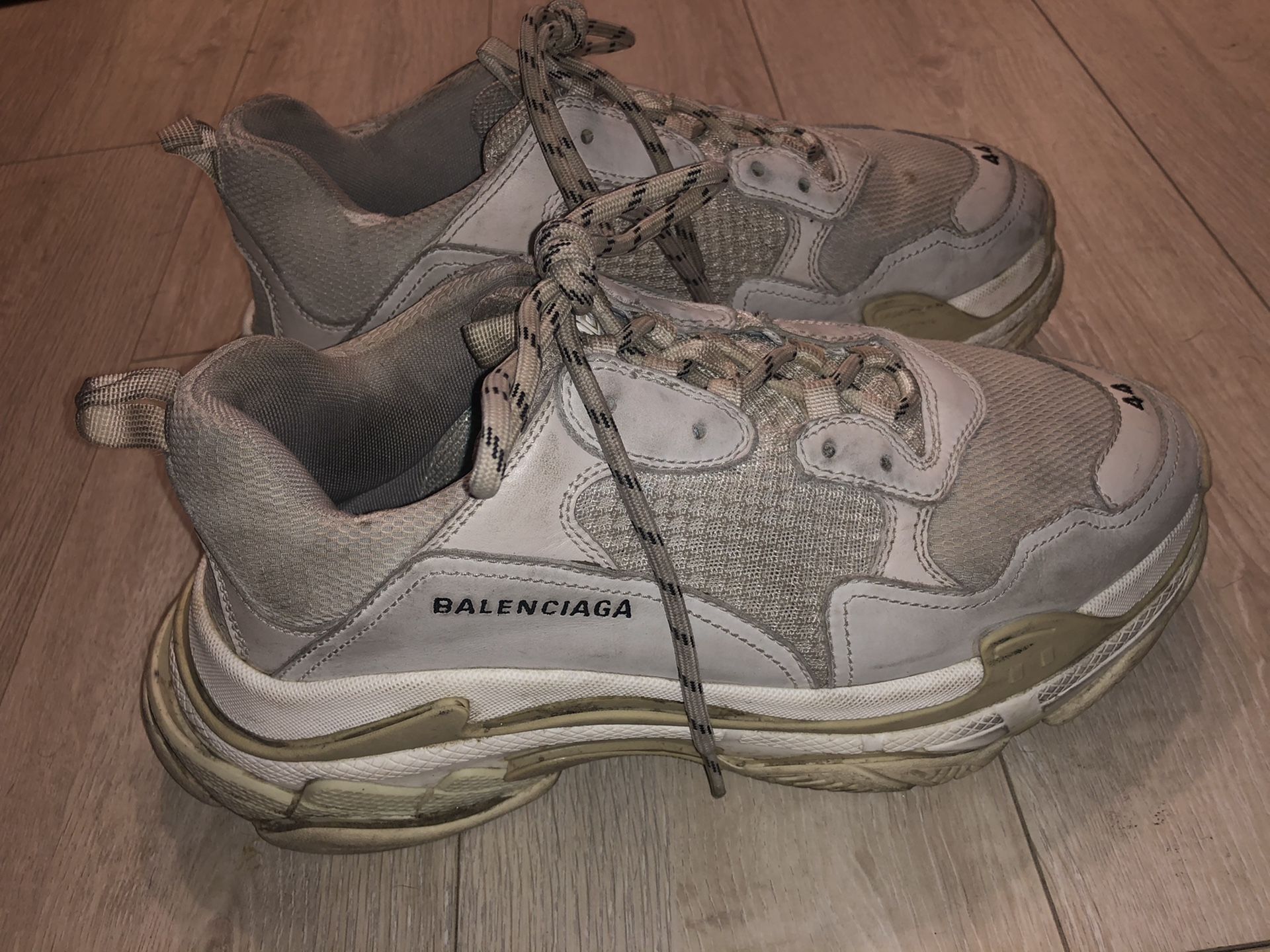 Balenciaga triple s white 44 10-10.5