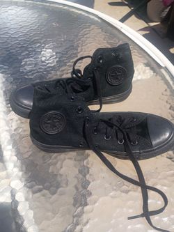 All black converse
