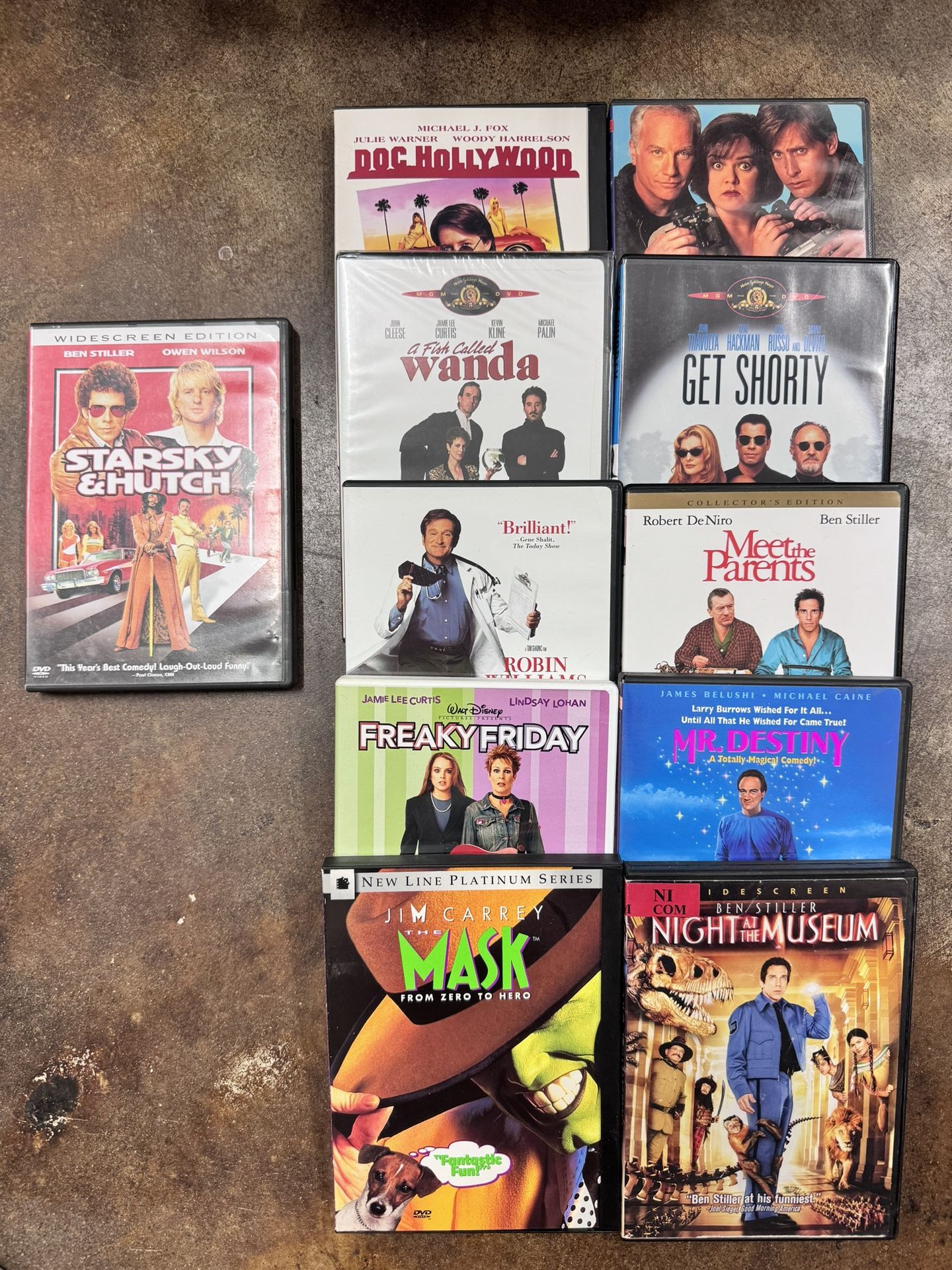 Comedy Movie Bundle 11 Movies Dvd Starsky Hutch Freaky Friday The Mask Night At The Museum Meet The Parents Called Wanda