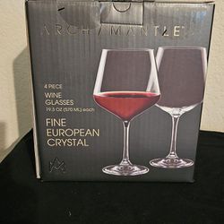 Arch Mantle Wine Glasses - Set of 4 new