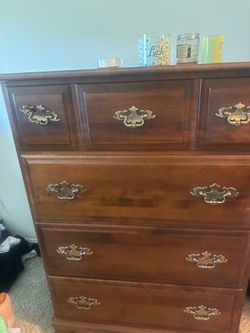 Solid wood dresser