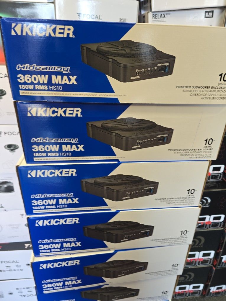 KICKER Hideaway 10" Subwoofer Amplifier