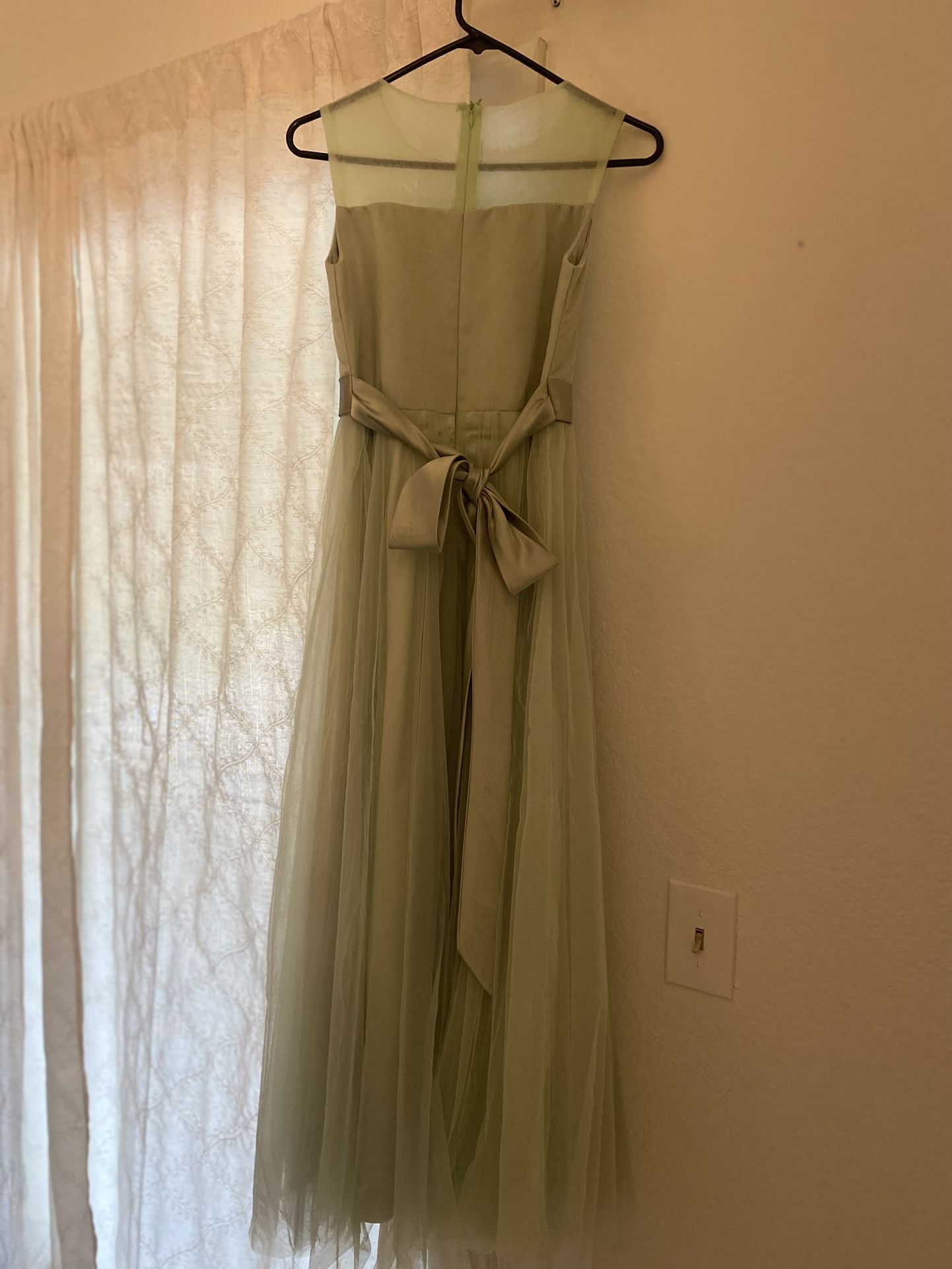 Sage Green Girls Dress 