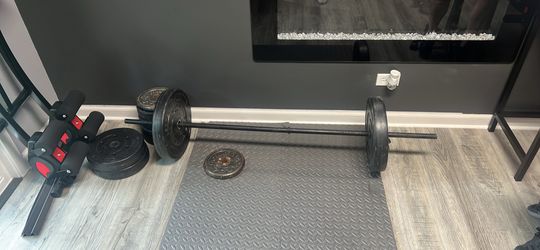 Barbell and weights