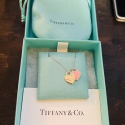 Return To Tiffany Double Heart Pendant