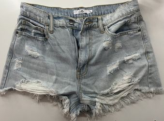Cello High Rise Denim Shorts Size 7/28 