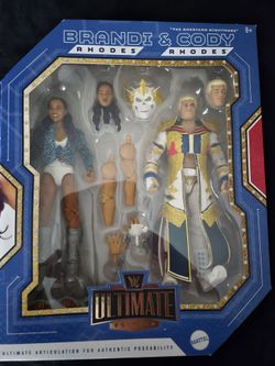 WWE Ultimate Edition Brandi and Cody Rhodes Mattel Creations Figure 2 Pack