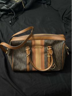Michael Kors Brown Signature Satchel Purse
