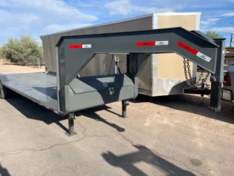 2026 Gooseneck trailer equipment drive over fender trailer 26’