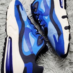 Size 13 Nike Air Max 270 React Pacific Blue CI3866-400.
